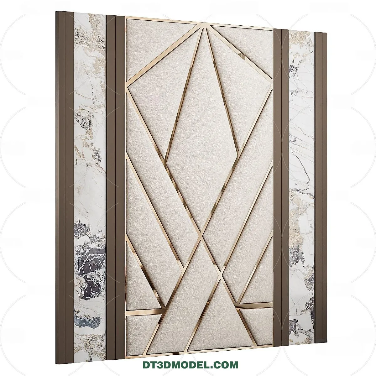 3D Model of Headboard – Bedroom Decoration 3D – 012 – VRAY