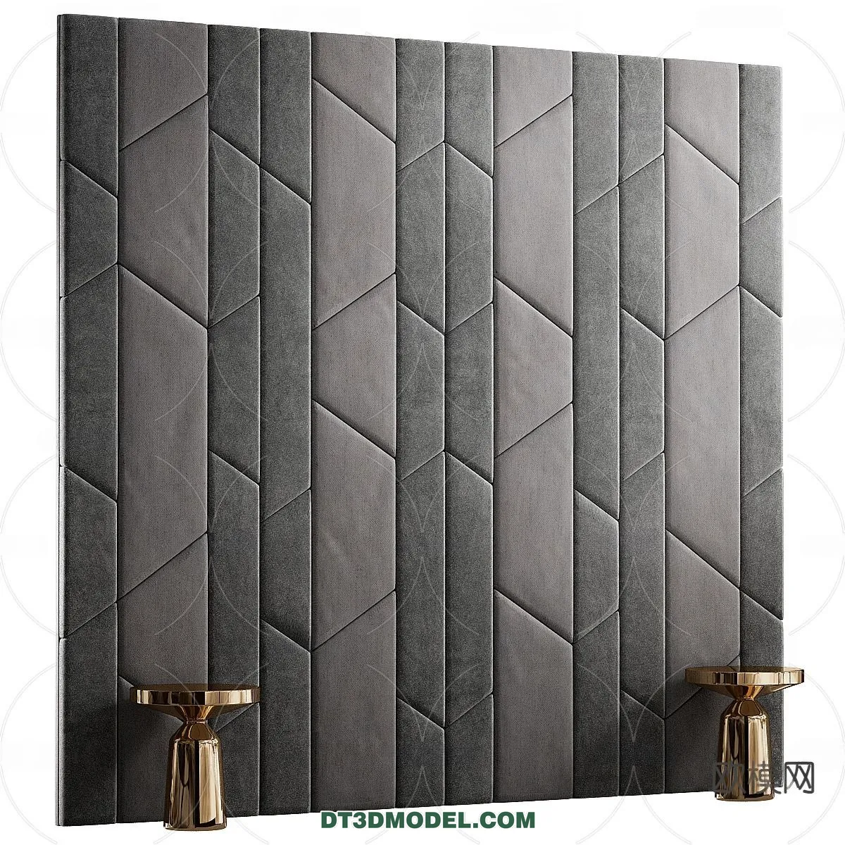 3D Model of Headboard – Bedroom Decoration 3D – 042 – VRAY