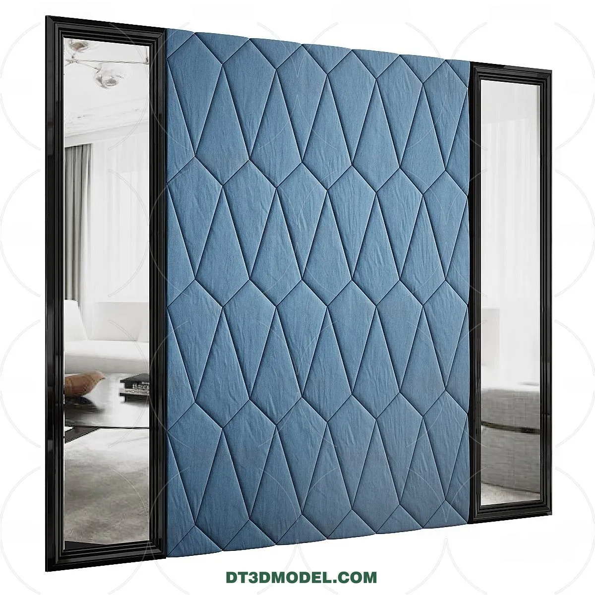 3D Model of Headboard – Bedroom Decoration 3D – 044 – VRAY