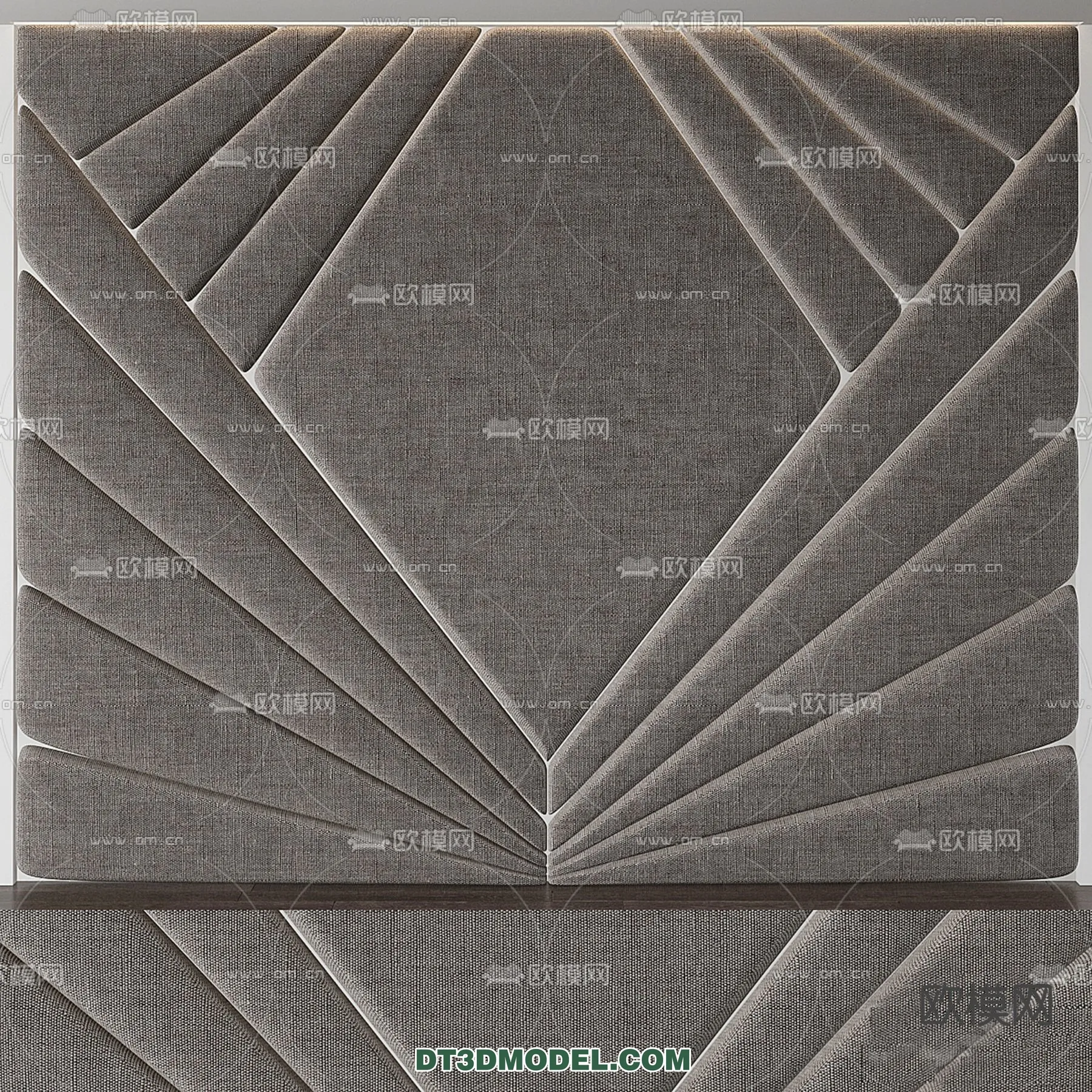 3D Model of Headboard – Bedroom Decoration 3D – 051 – VRAY