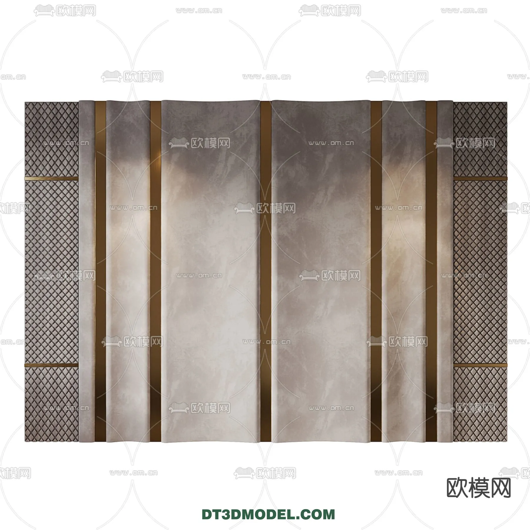 3D Model of Headboard – Bedroom Decoration 3D – 058 – VRAY