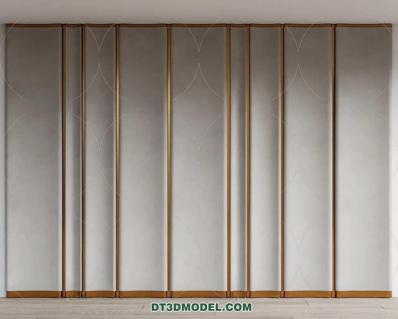 3D Model of Headboard – Bedroom Decoration 3D – 064 – VRAY