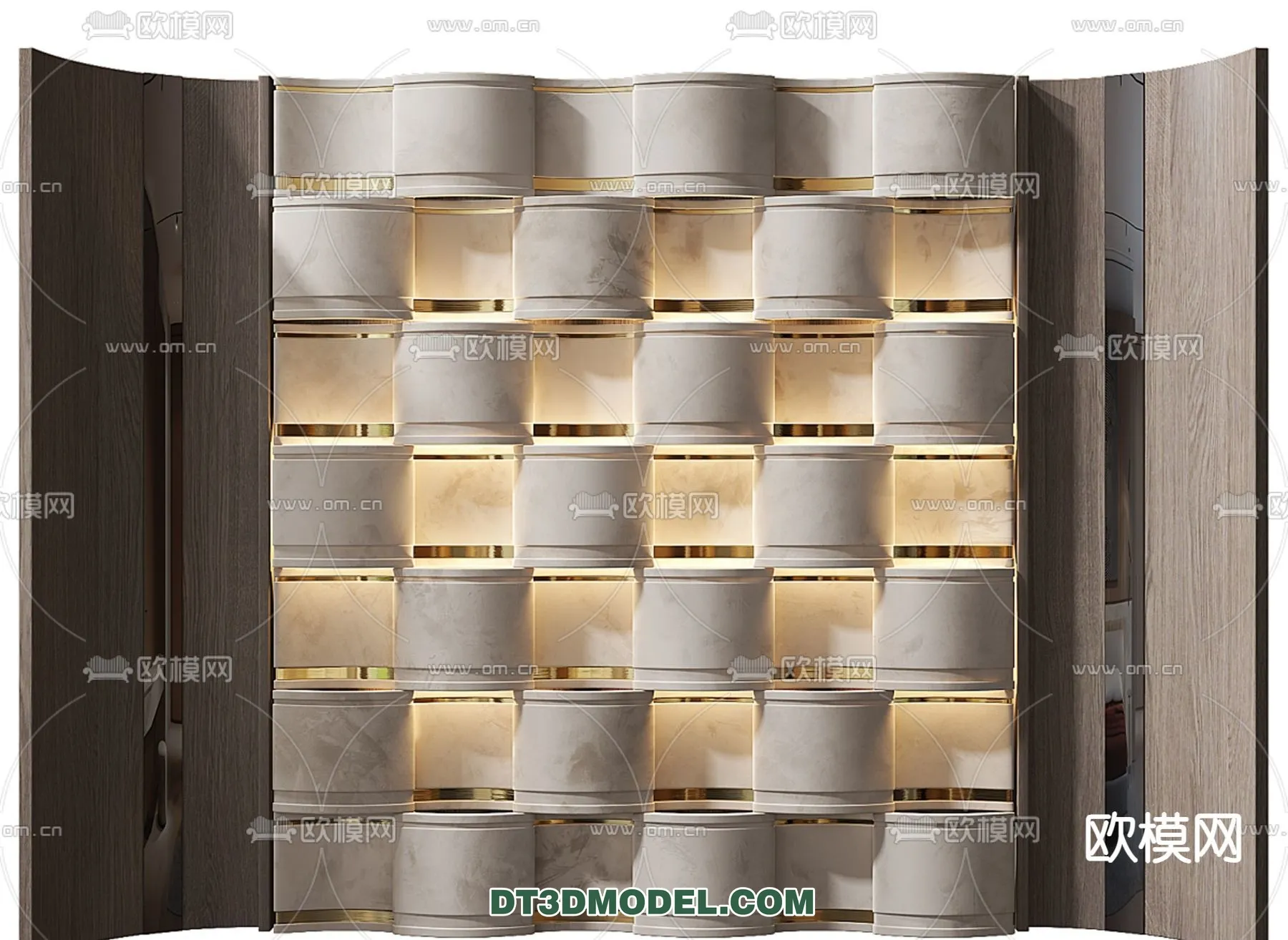 3D Model of Headboard – Bedroom Decoration 3D – 068 – VRAY