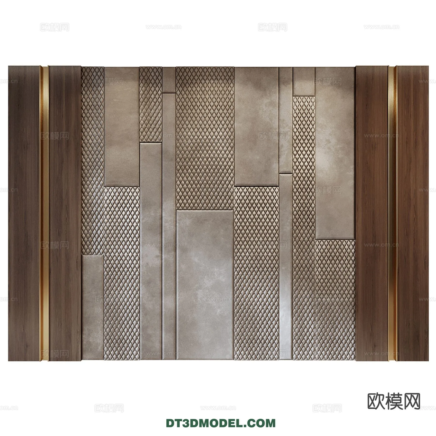 3D Model of Headboard – Bedroom Decoration 3D – 076 – CORONA