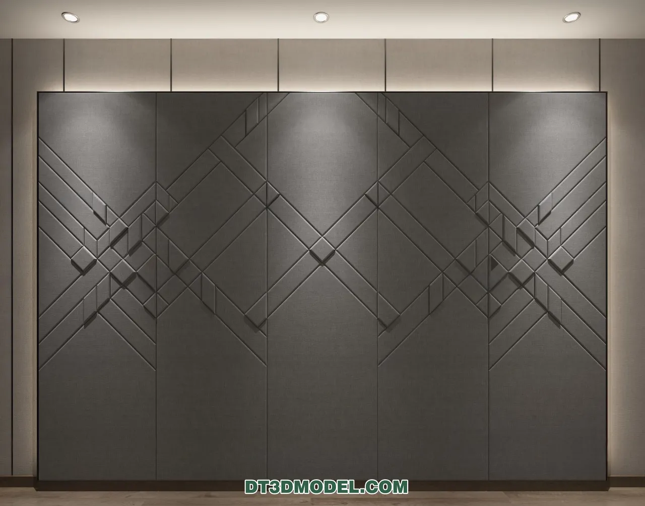 3D Model of Headboard – Bedroom Decoration 3D – 083 – VRAY