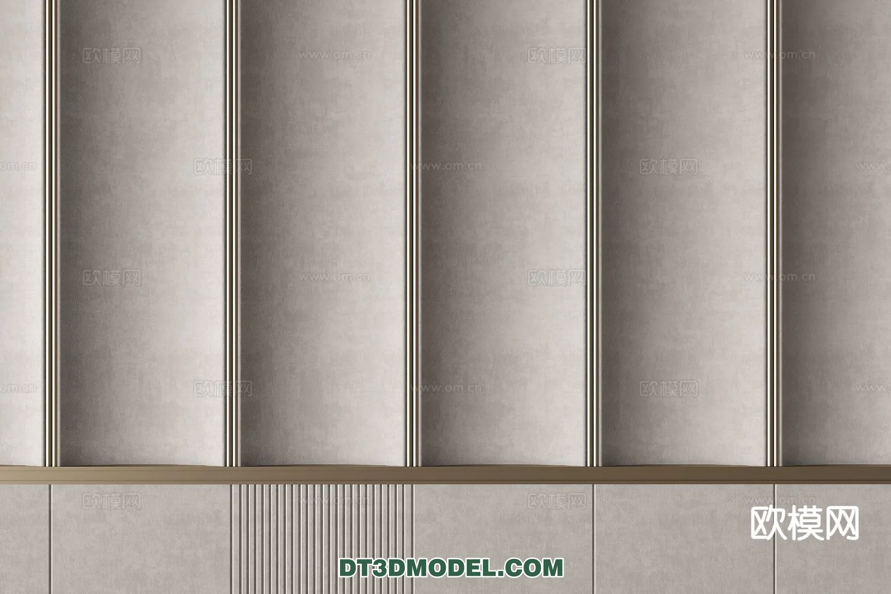 3D Model of Headboard – Bedroom Decoration 3D – 087 – VRAY