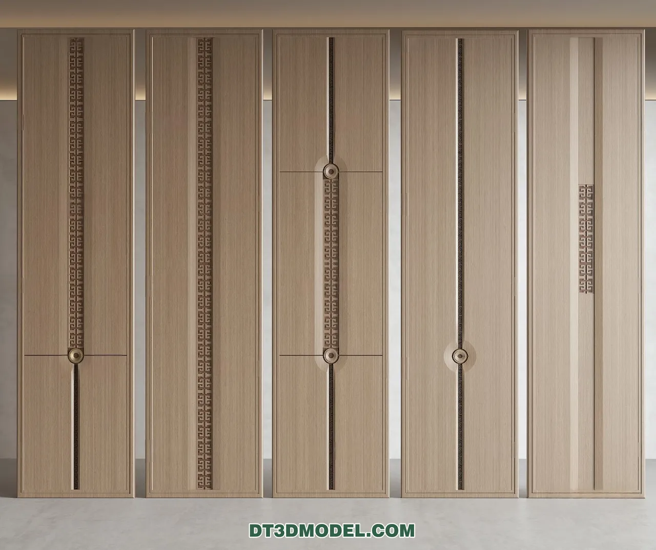 3D Model of Headboard – Bedroom Decoration 3D – 100 – VRAY