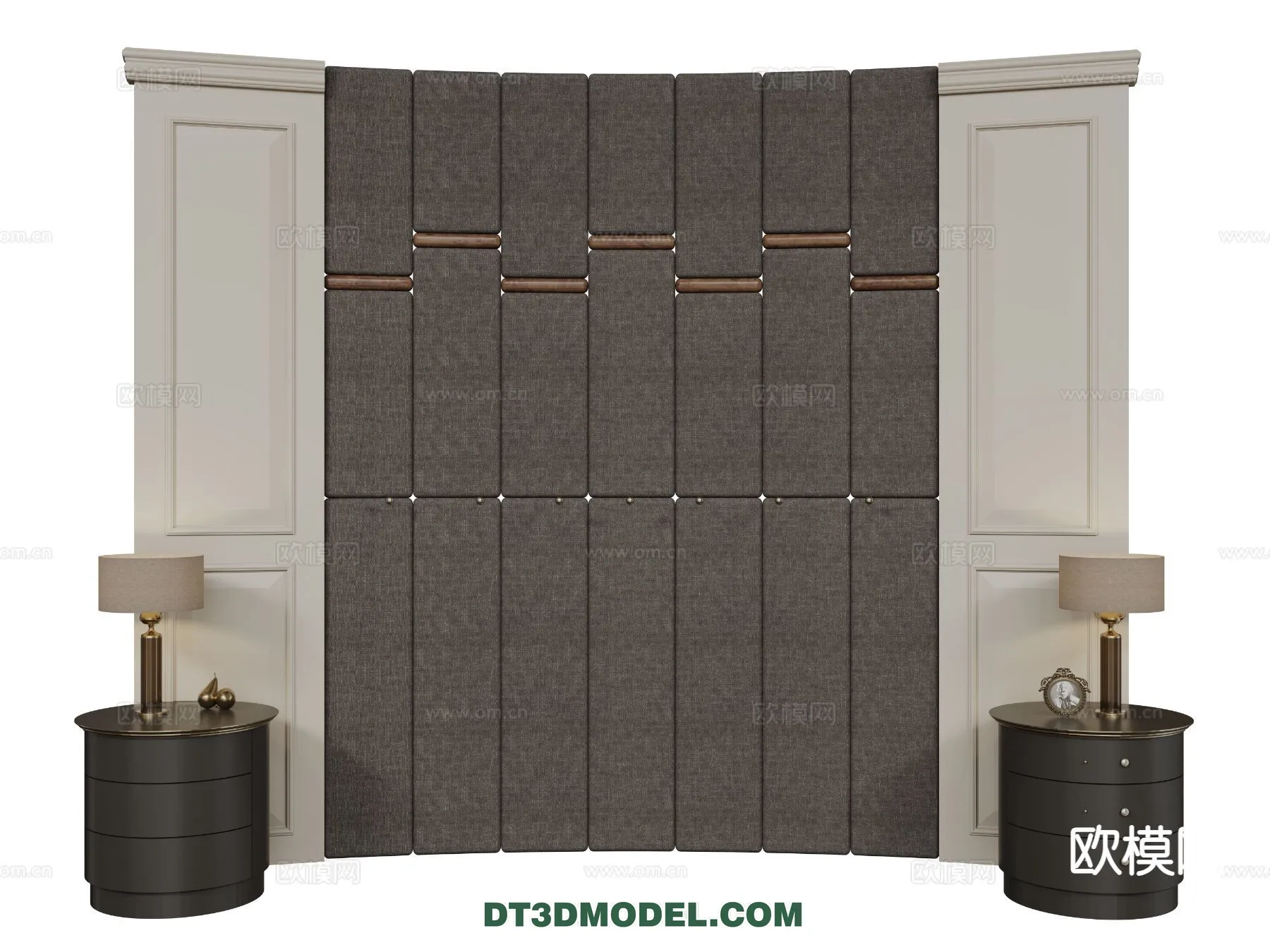 3D Model of Headboard – Bedroom Decoration 3D – 125 – CORONA