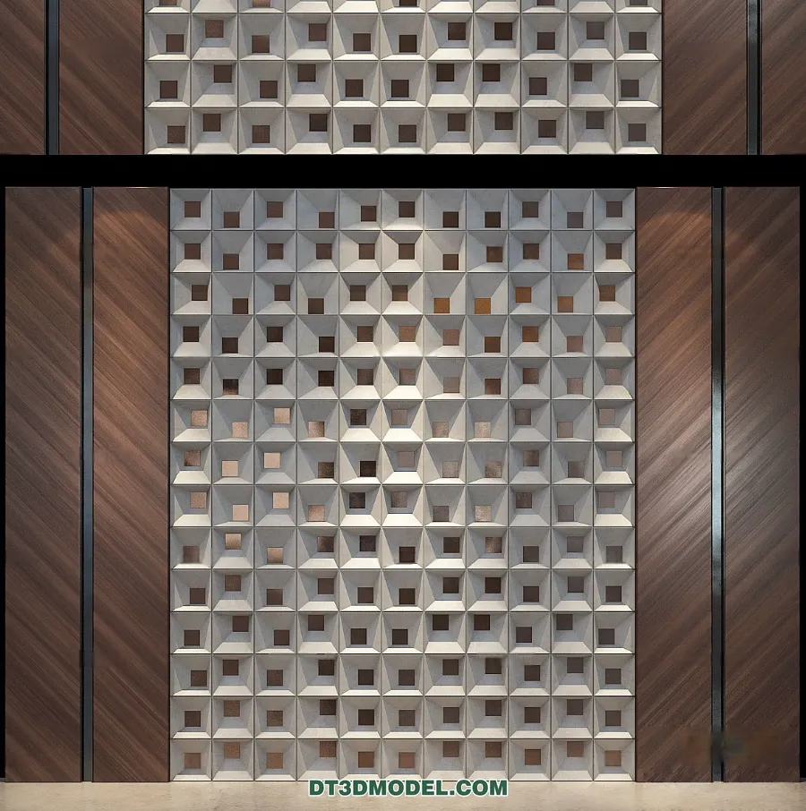 3D Model of Headboard – Bedroom Decoration 3D – 127 – VRAY