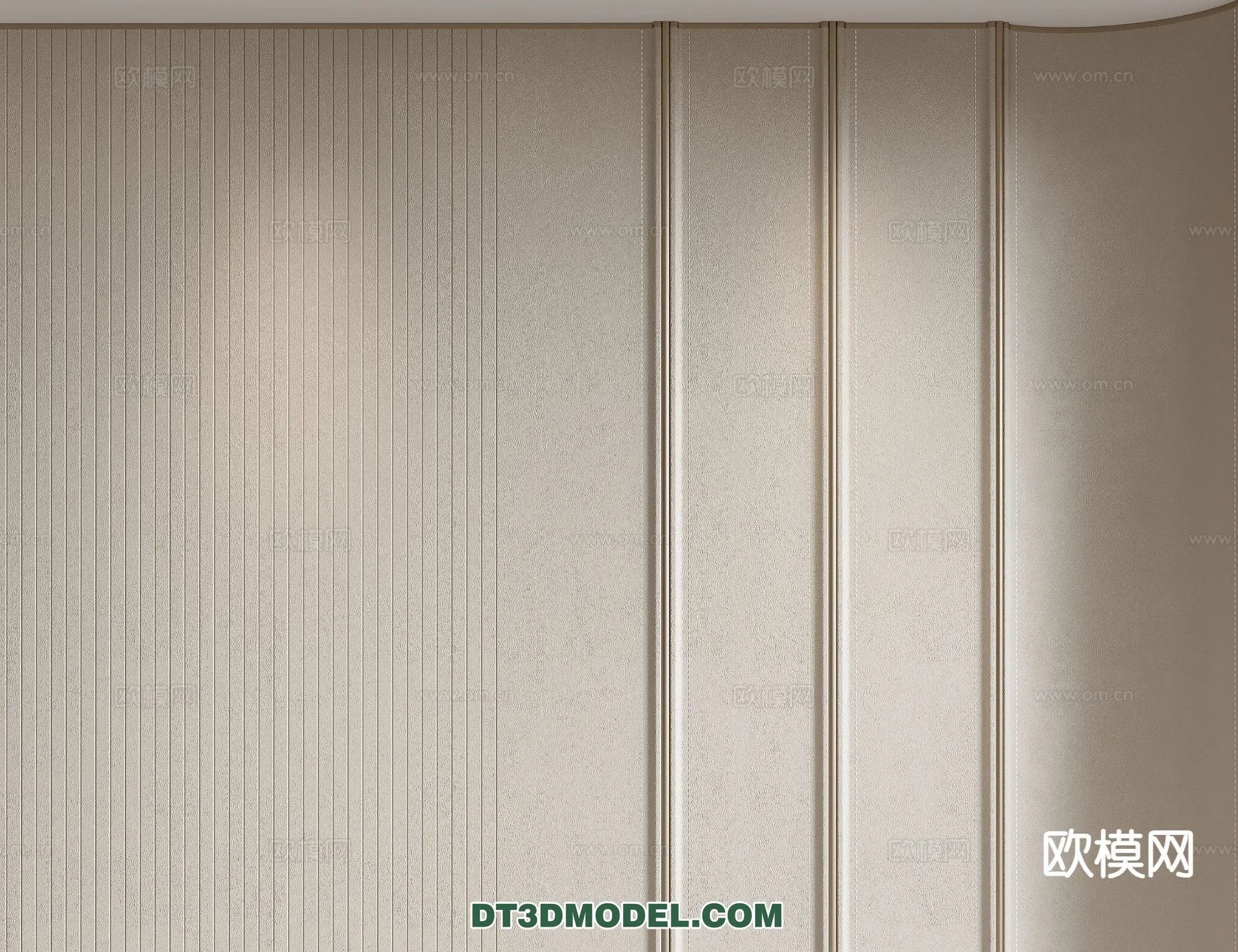 3D Model of Headboard – Bedroom Decoration 3D – 135 – VRAY