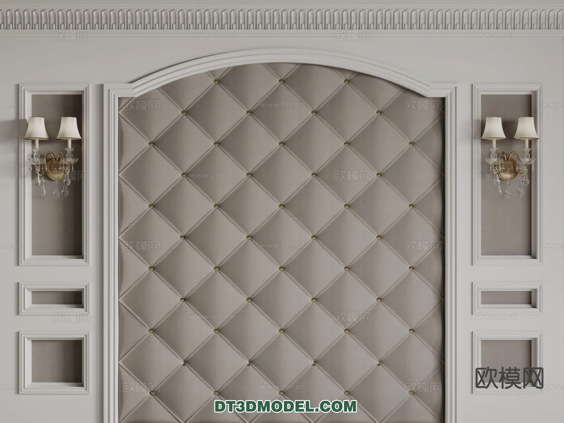 3D Model of Headboard – Bedroom Decoration 3D – 148 – CORONA