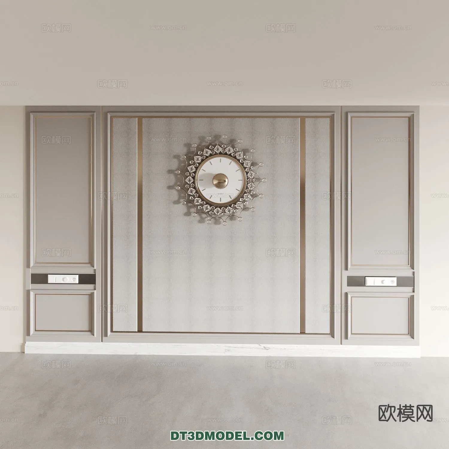 3D Model of Headboard – Bedroom Decoration 3D – 152 – CORONA