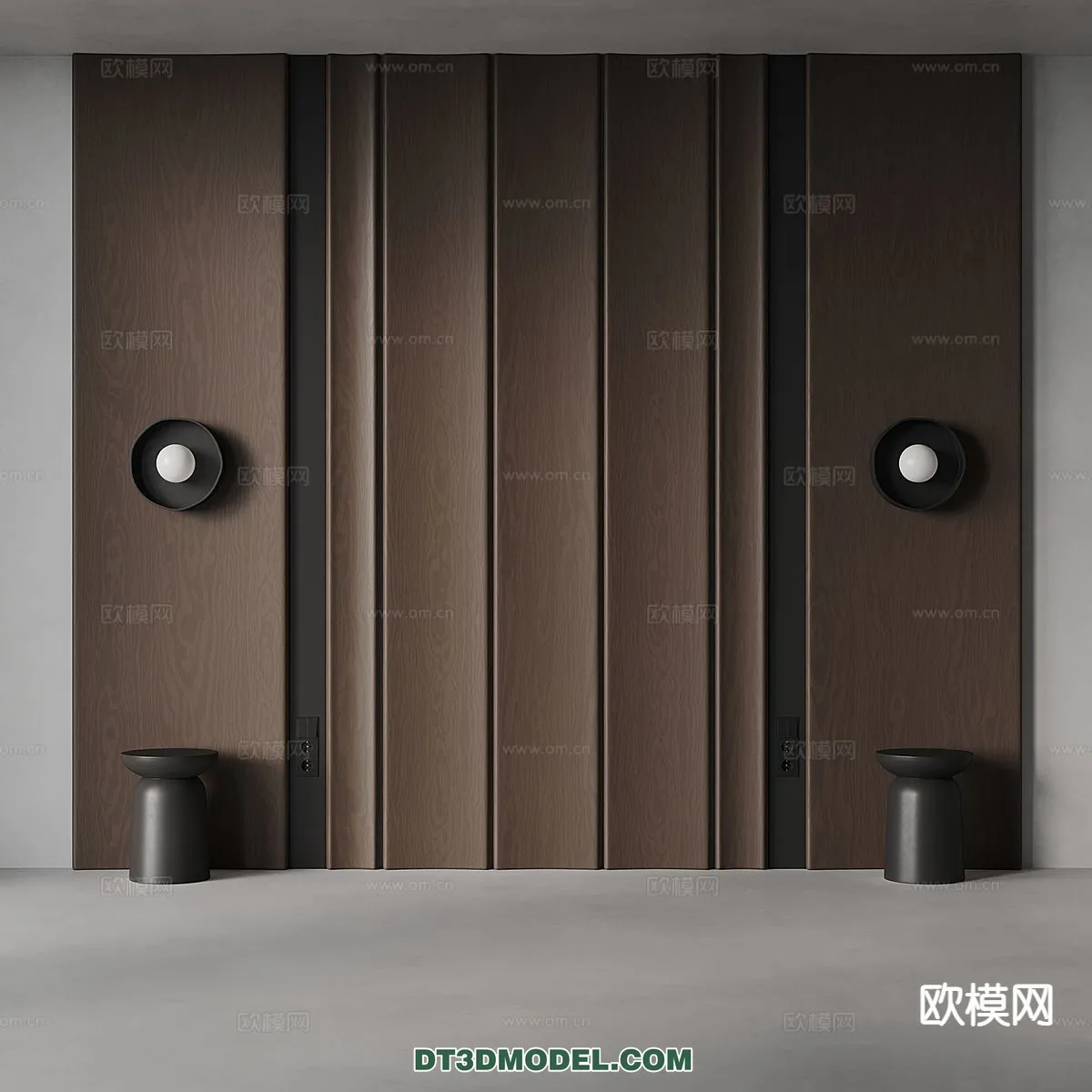 3D Model of Headboard – Bedroom Decoration 3D – 154 – CORONA