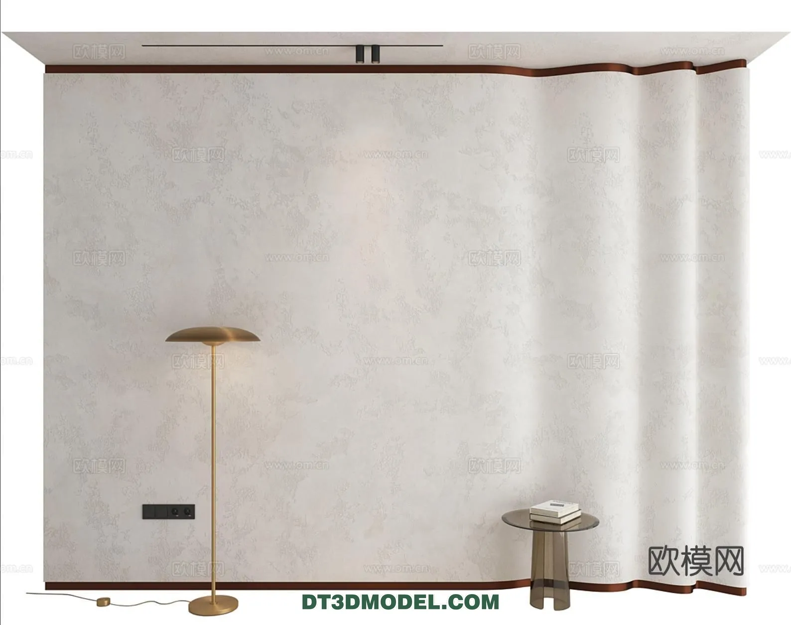 3D Model of Headboard – Bedroom Decoration 3D – 157 – VRAY