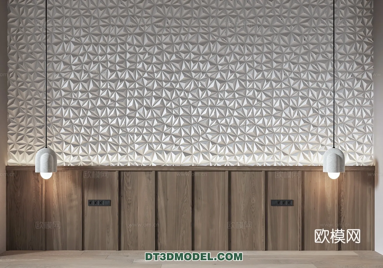 3D Model of Headboard – Bedroom Decoration 3D – 159 – VRAY