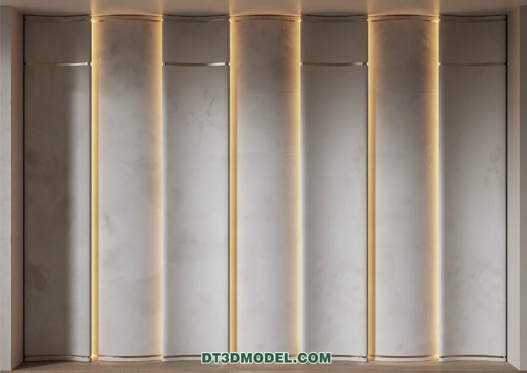 3D Model of Headboard – Bedroom Decoration 3D – 160 – VRAY