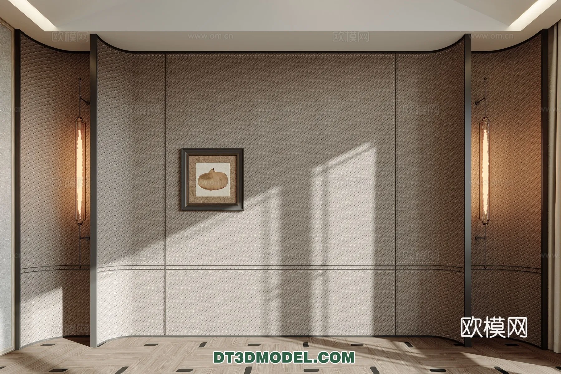 3D Model of Headboard – Bedroom Decoration 3D – 165 – CORONA