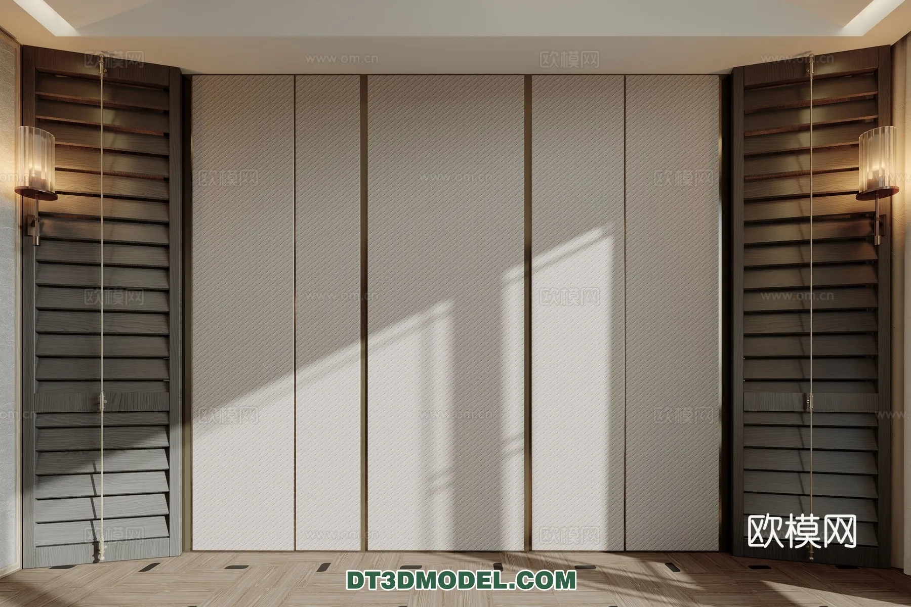 3D Model of Headboard – Bedroom Decoration 3D – 166 – CORONA