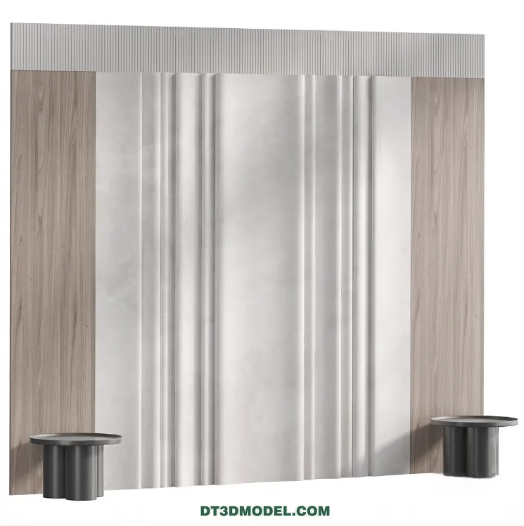 3D Model of Headboard – Bedroom Decoration 3D – 172 – VRAY