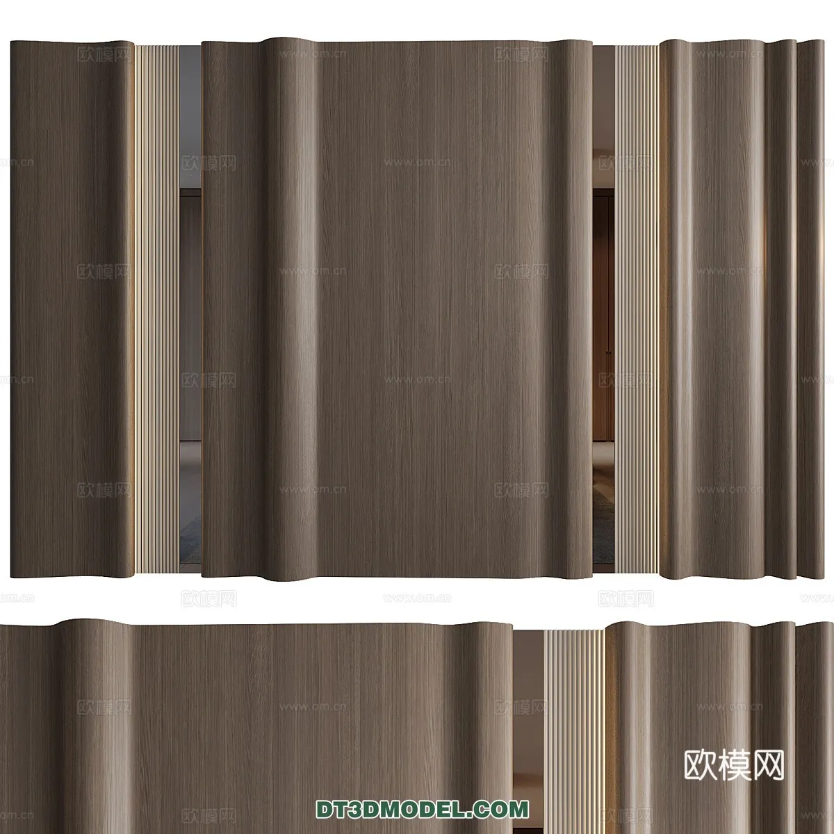 3D Model of Headboard – Bedroom Decoration 3D – 175 – VRAY