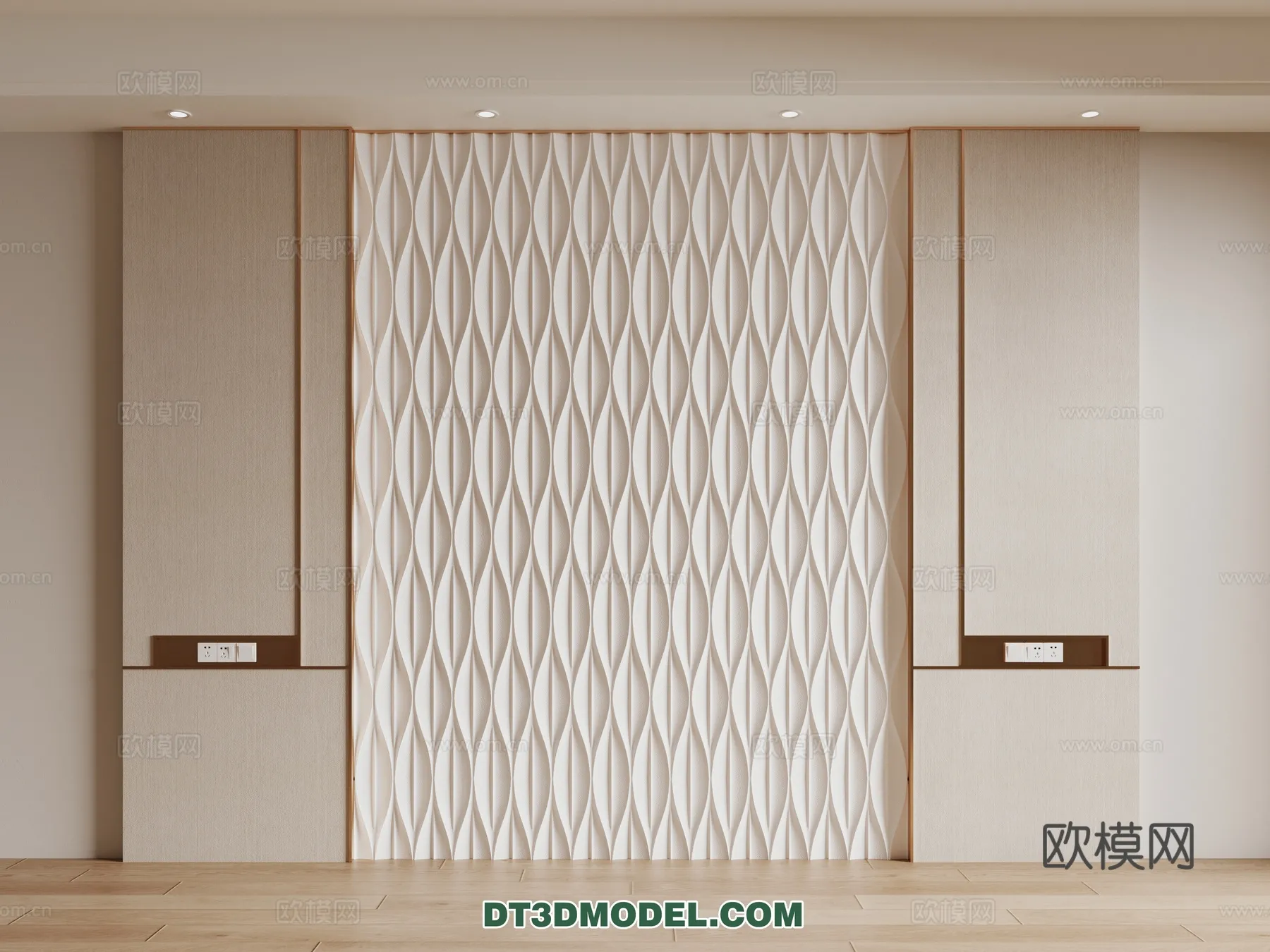 3D Model of Headboard – Bedroom Decoration 3D – 177 – VRAY