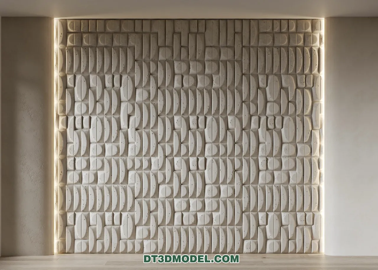 3D Model of Headboard – Bedroom Decoration 3D – 183 – VRAY