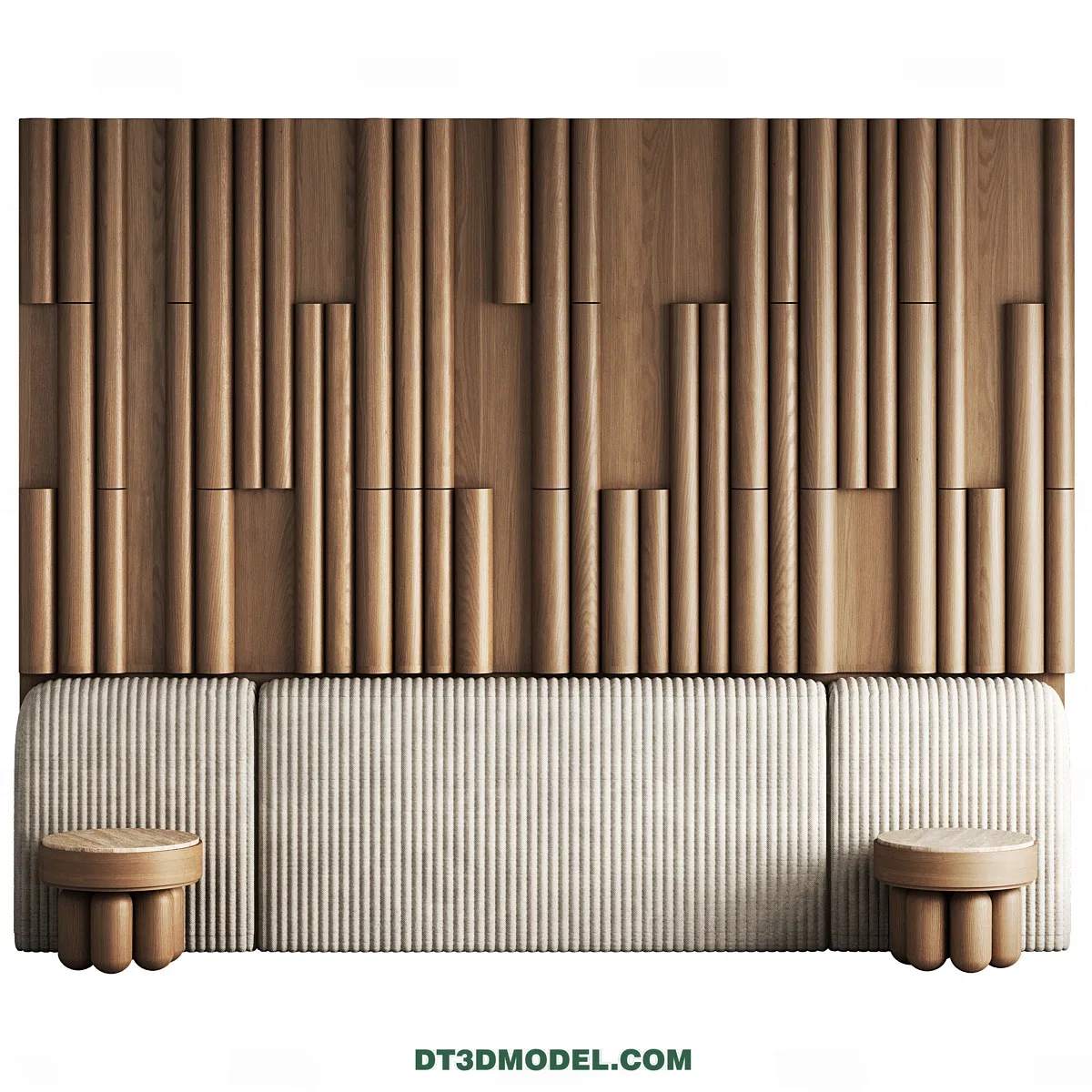 3D Model of Headboard – Bedroom Decoration 3D – 186 – CORONA