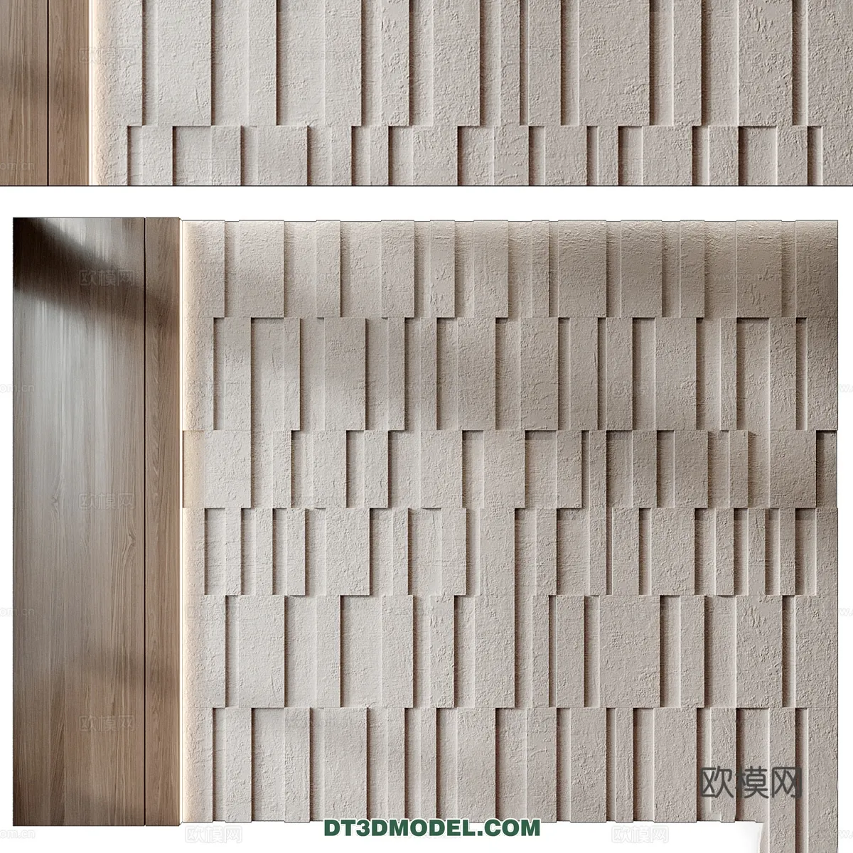 3D Model of Headboard – Bedroom Decoration 3D – 193 – VRAY