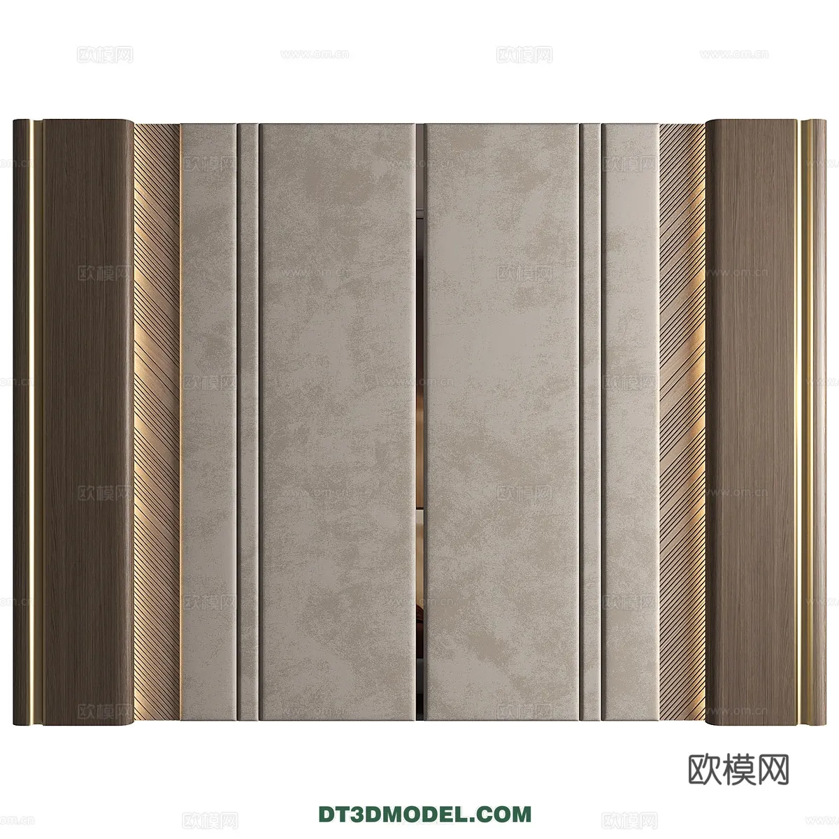 3D Model of Headboard – Bedroom Decoration 3D – 199 – VRAY