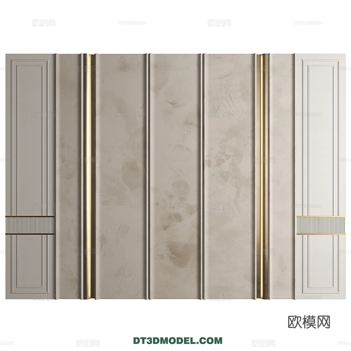 3D Model of Headboard – Bedroom Decoration 3D – 200 – VRAY