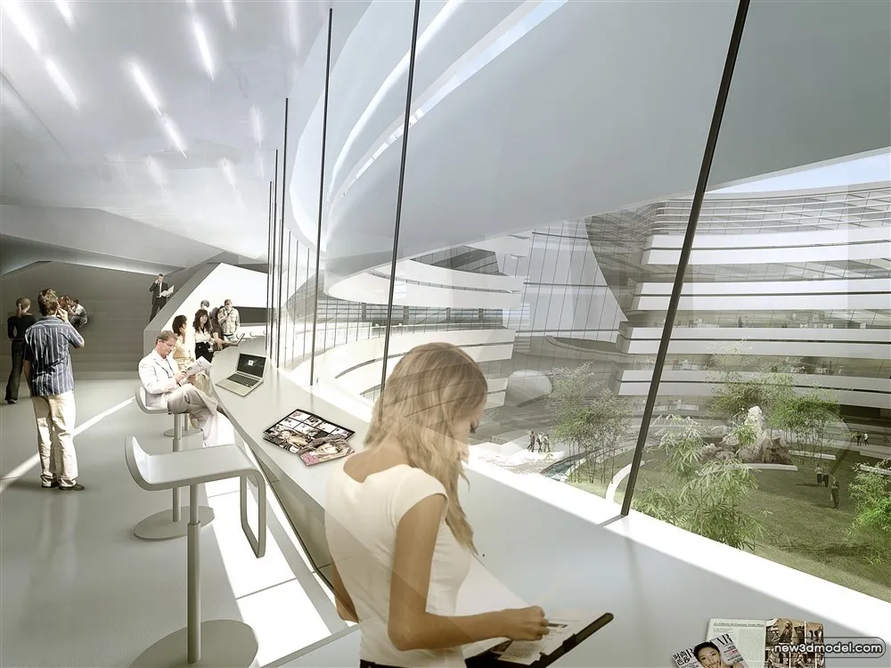 3D Models of Commercial Building – Exterior 3D Scenes – 1033 – VRAY