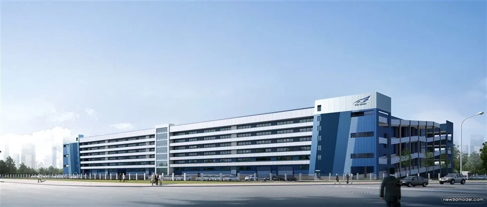 3D Models of Commercial Building – Exterior 3D Scenes – 320 – VRAY