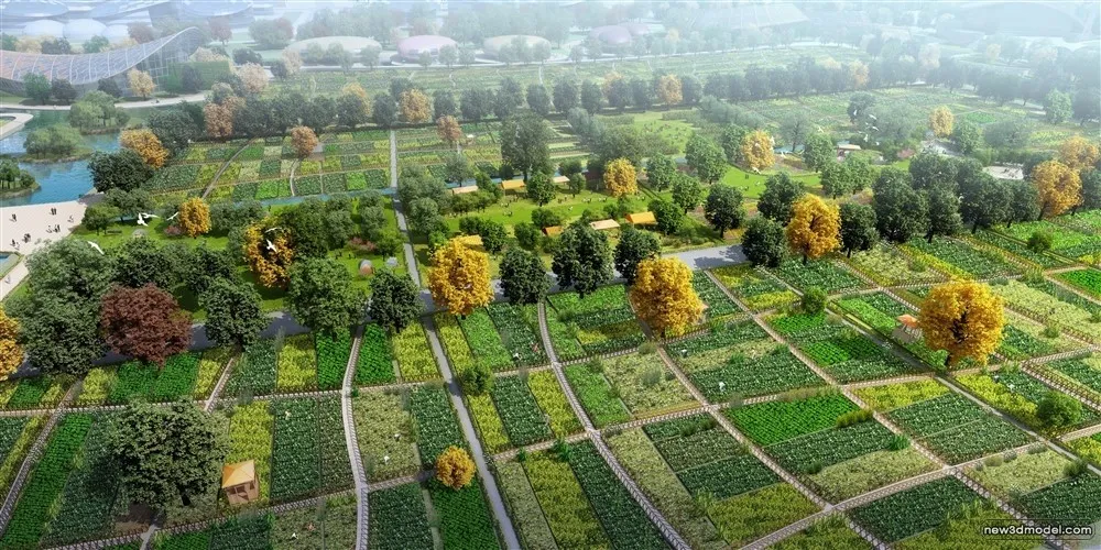 3D Models of Commercial Building – Exterior 3D Scenes – 369 – VRAY