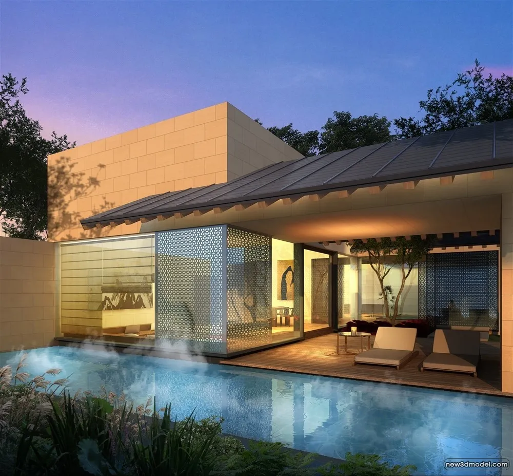 3D Models of Commercial Building – Exterior 3D Scenes – 471 – VRAY