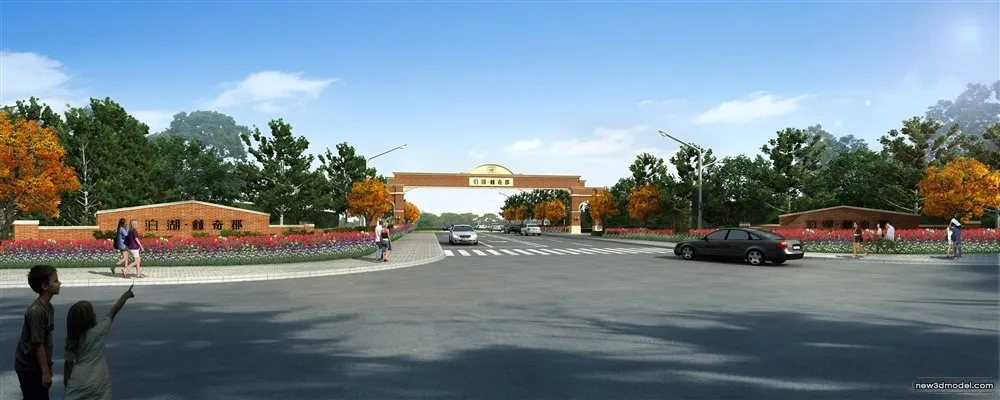 3D Models of Commercial Building – Exterior 3D Scenes – 533 – VRAY