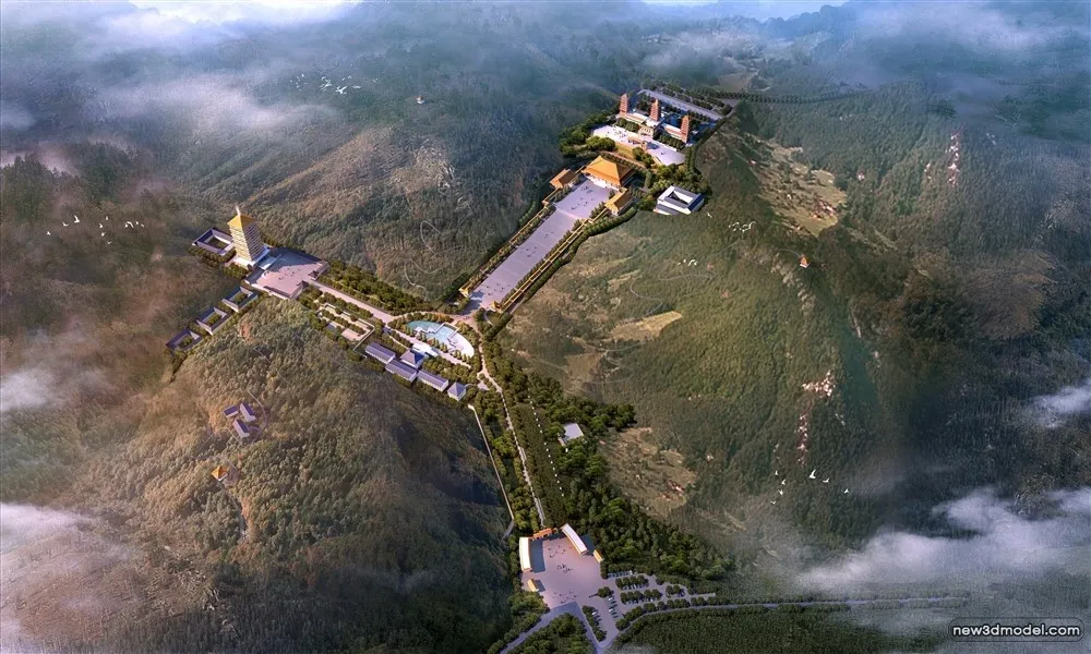 3D Models of Commercial Building – Exterior 3D Scenes – 635 – VRAY