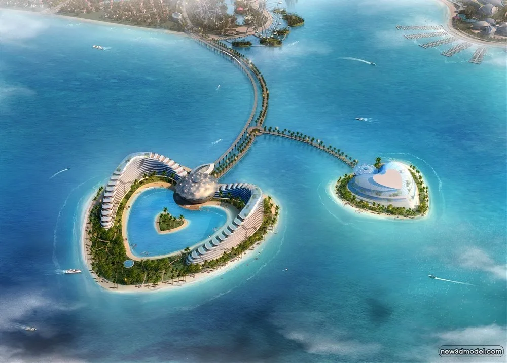 3D Models of Commercial Building – Exterior 3D Scenes – 712 – VRAY