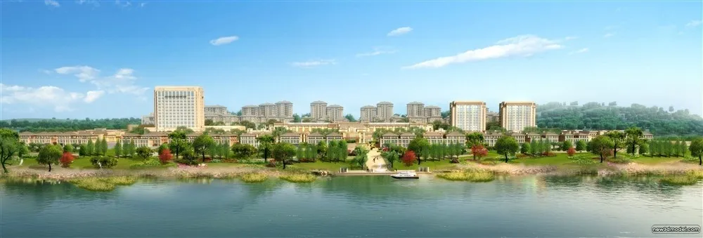 3D Models of Commercial Building – Exterior 3D Scenes – 747 – VRAY