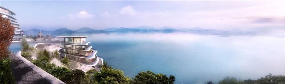 3D Models of Commercial Building – Exterior 3D Scenes – 778 – VRAY