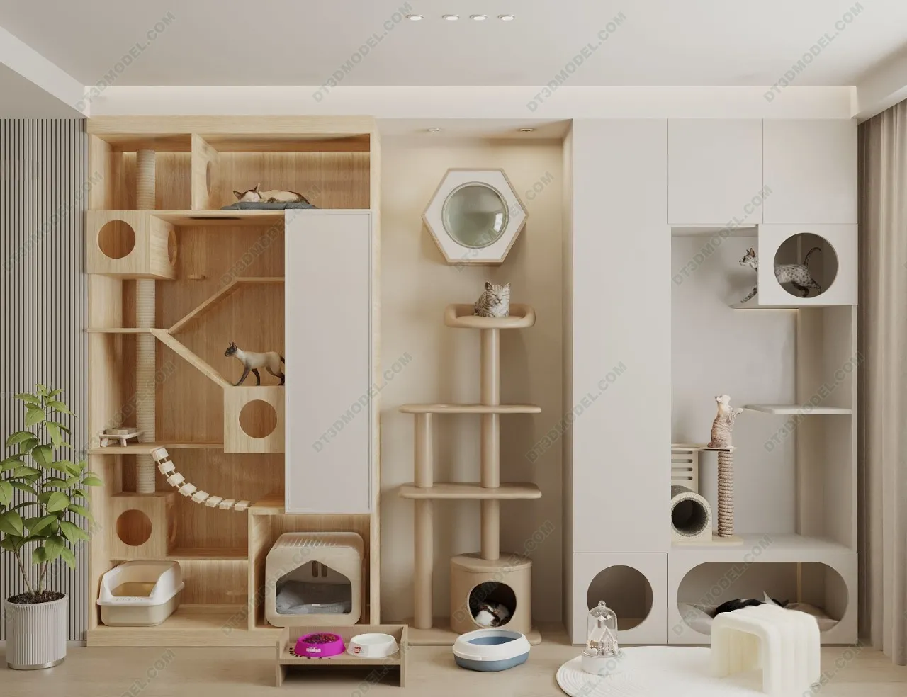 3D Models of Decoration for pet – 009 – VRAY