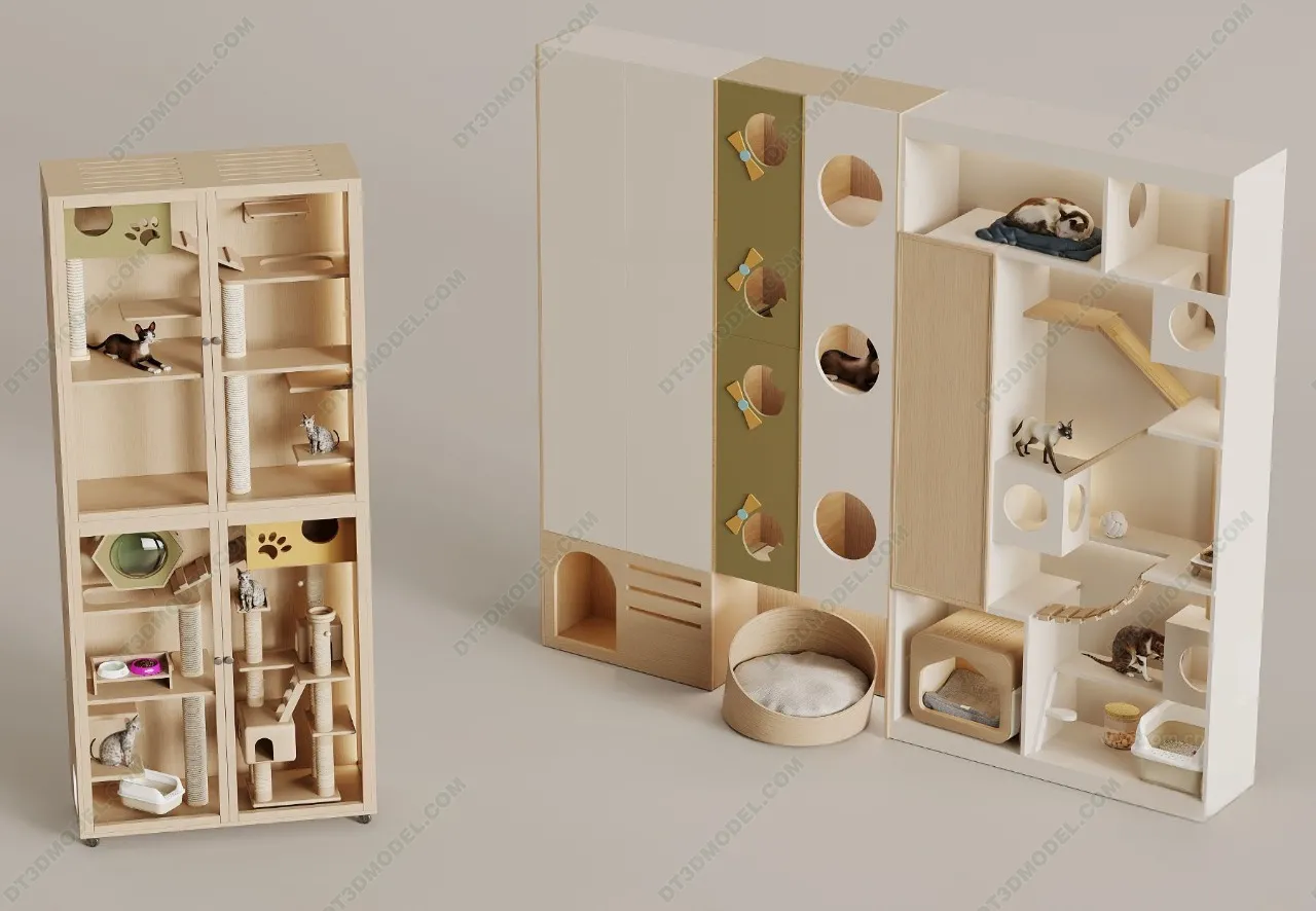 3D Models of Decoration for pet – 018 – VRAY