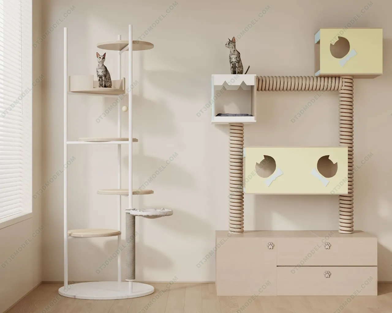 3D Models of Decoration for pet – 020 – VRAY