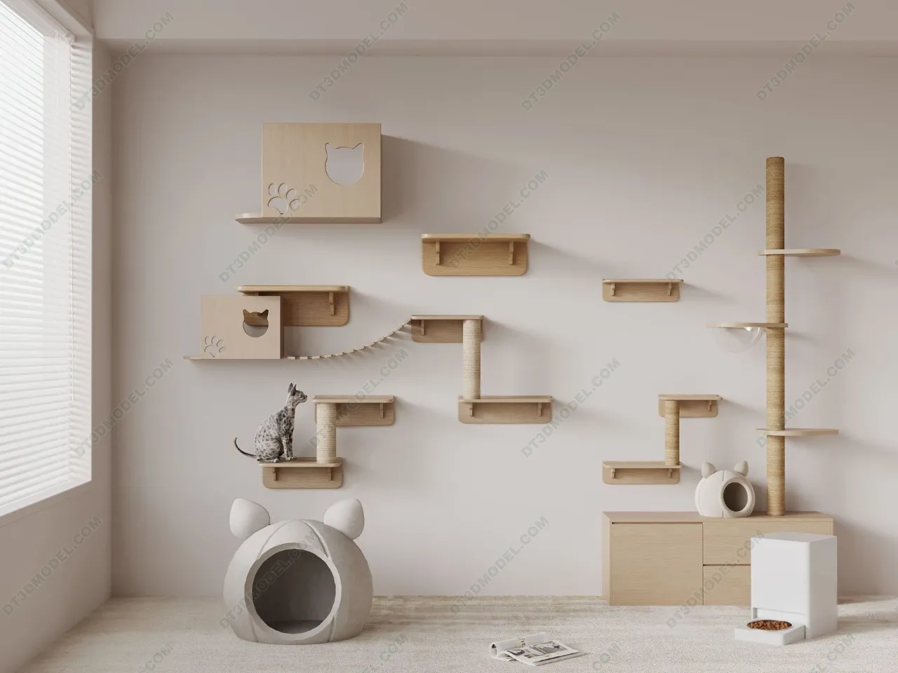 3D Models of Decoration for pet – 022 – VRAY