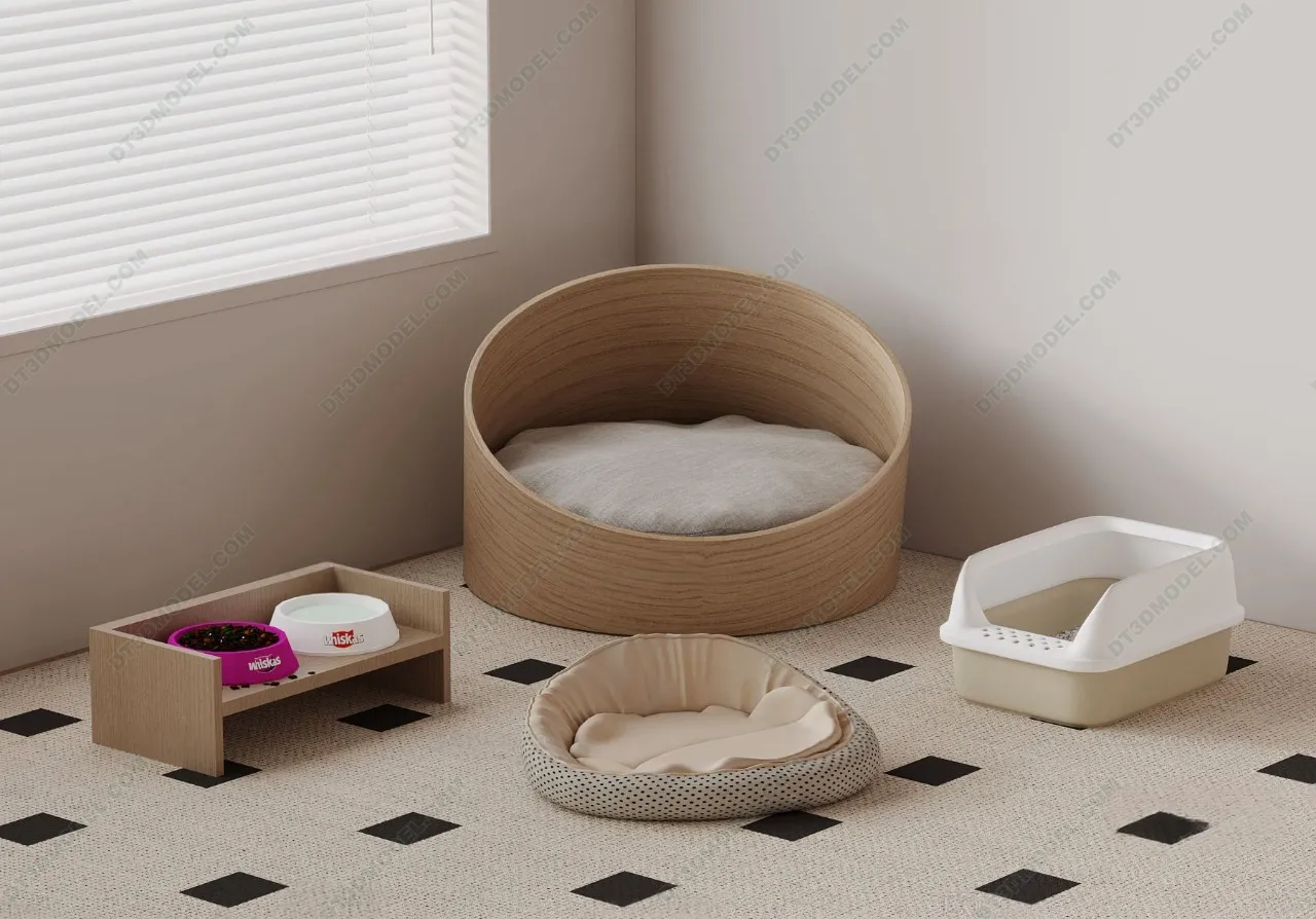 3D Models of Decoration for pet – 023 – VRAY