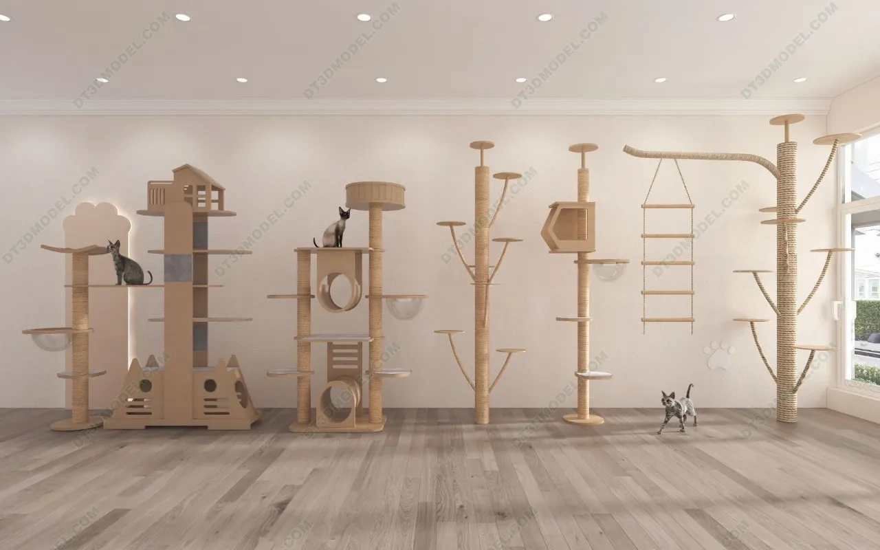 3D Models of Decoration for pet – 024 – VRAY