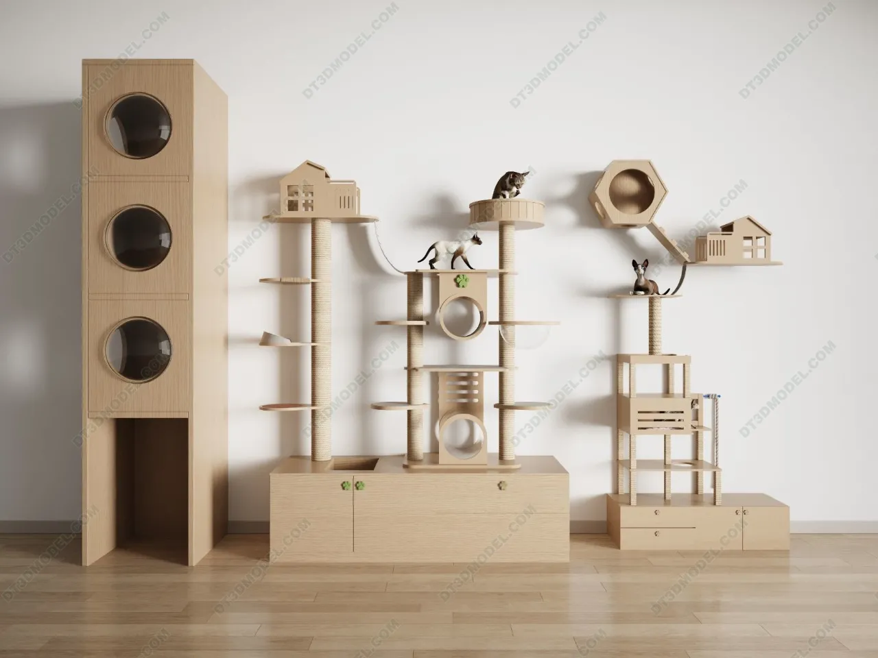 3D Models of Decoration for pet – 027 – VRAY