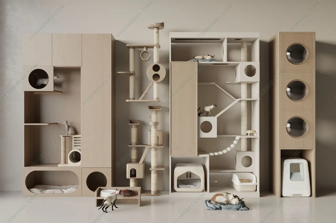 3D Models of Decoration for pet – 031 – VRAY