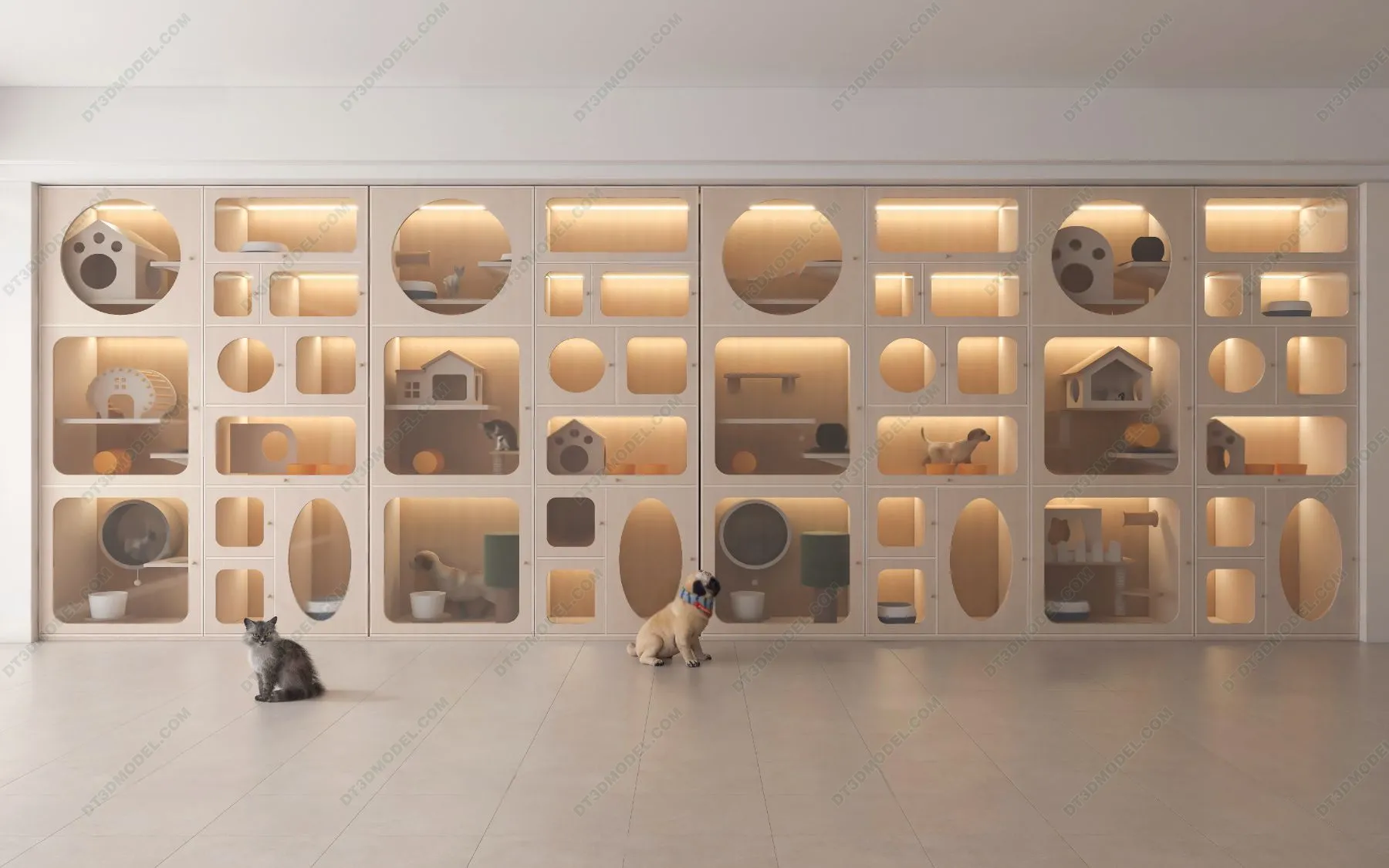 3D Models of Decoration for pet – 033 – VRAY