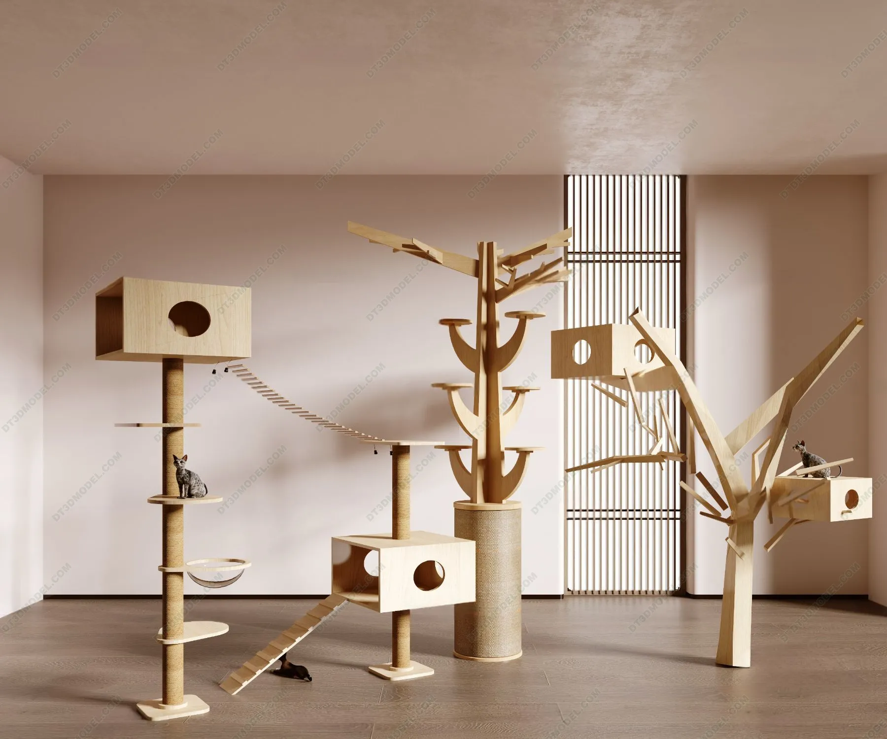 3D Models of Decoration for pet – 035 – VRAY