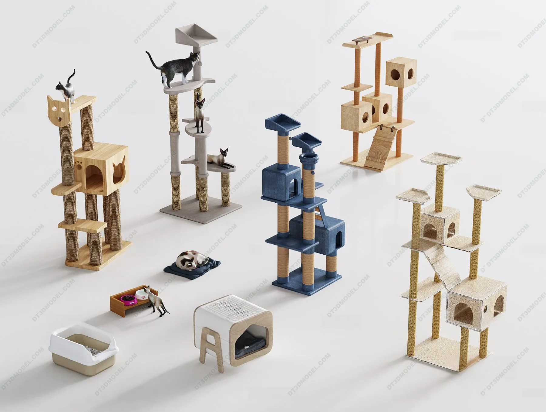 3D Models of Decoration for pet – 041 – VRAY